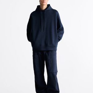 Zara Limited Edition Navy Hoodie